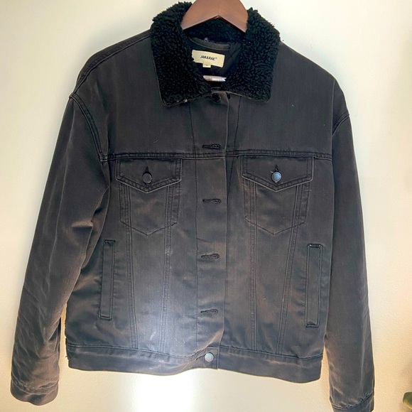 Fleece Denim Jacket - Picture 1 of 3